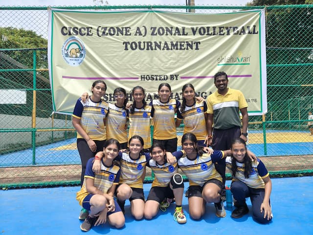 CISCE ZONE A Zonal Volleyball tournament 2025.